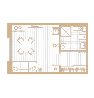 Студия от 5.8 млн ₽
